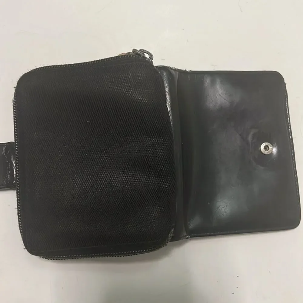 GUCCI VINTAGE OLD‎ BOMBOO PATENT/CANVAS WALLET/PURSE. - Picture 2 of 10